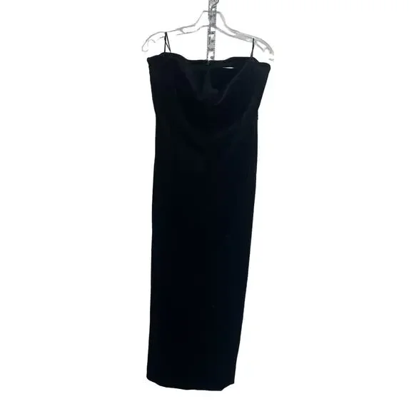 Zara | Dresses | Zara Womens Solid Black Long Sleeveless Ball Gown Dress L  New With Tags | Poshmark
